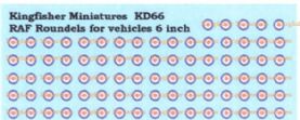 RAF 6 inch Roundel for Vehicles